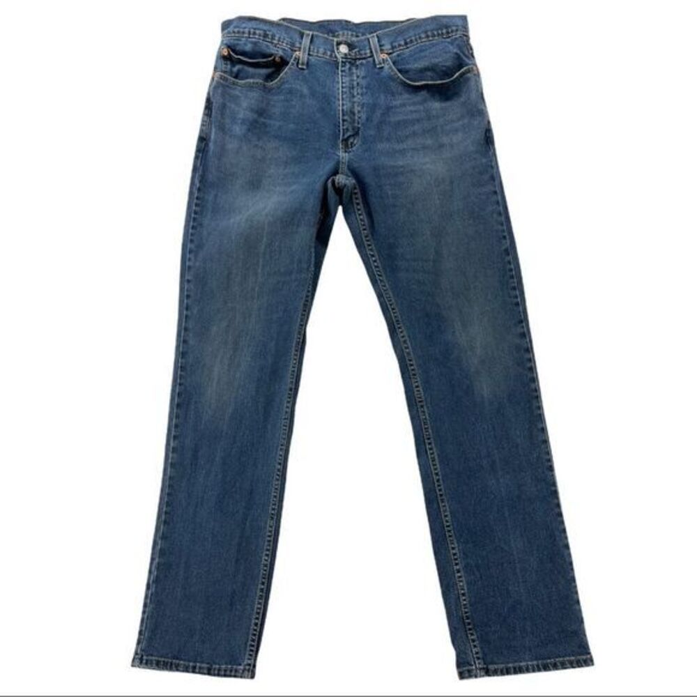 Levi’s Men's 514 Dark Wash Jeans Straight Leg Size 34 18226